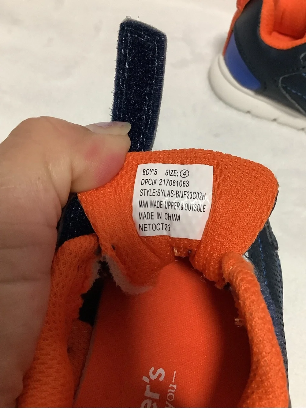 Carters soft navy